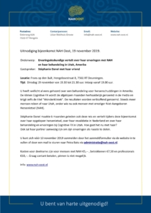 Uitnodiging 19 november